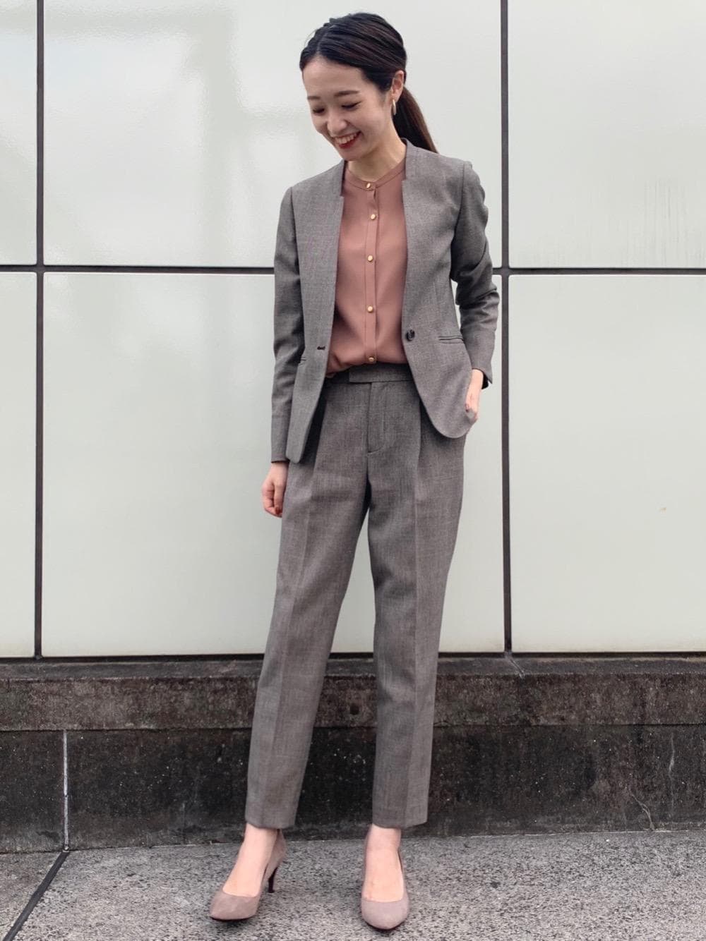 ■極美品■グリーンレーベルリラクシング シャークスキン スーツ セットアップ M ユナイテッドアローズ グリーンレーベル リラクシングのスーツ