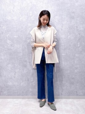 「EMMEL REFINES（エメルリファインズ）のアイテム（その他アウター）」を使った、kawamura_sさん（レディース・164cm）の夏コーディネート