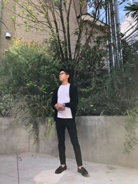 「WEEJUNS（ウィージャンズ）のアイテム」を使った、RYUTAさん（メンズ・168cm）の秋コーディネート