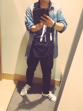 なつさん（メンズ・173cm）の夏コーディネート