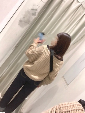 「Heather（ヘザー）のアイテム（ボディバッグ/ウエストポーチ）」を使った、今野美桜さん（レディース・157cm）の秋コーディネート