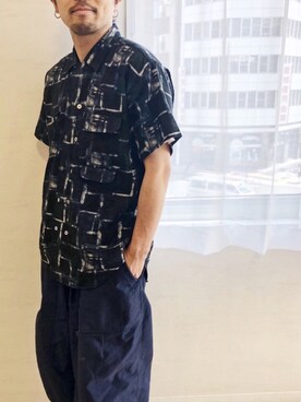 「HUMIS（ヒューミス）のアイテム」を使った、HIROYUKIさん（メンズ・171cm）の春コーディネート