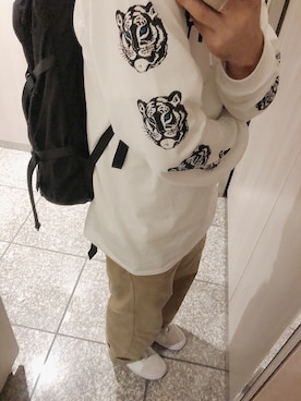 「SASQUATCHfabrix.（サスクワァッチファブリックス）のアイテム（スリッポン）」を使った、HIROYUKIさん（メンズ・171cm）の夏コーディネート