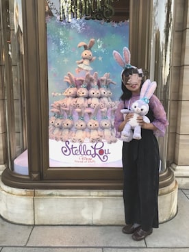 「アイテム（カチューシャ）」を使った、しゅりんぷさん（レディース・158cm）の夏コーディネート