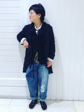 「Ventriloquist（ヴェントリロクイスト）のアイテム」を使った、J's by A-double さん（レディース・153cm）の冬コーディネート