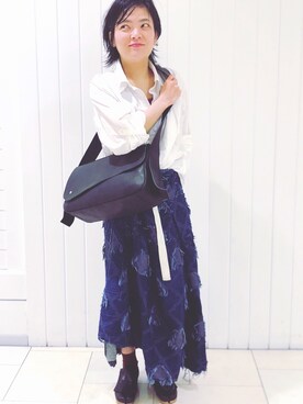 「Ventriloquist（ヴェントリロクイスト）のアイテム」を使った、J's by A-double さん（レディース・154cm）の春コーディネート