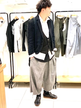 「Ventriloquist（ヴェントリロクイスト）のアイテム」を使った、J's by A-double さん（メンズ・178cm）の冬コーディネート