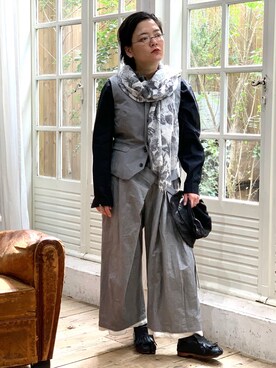 「Ventriloquist（ヴェントリロクイスト）のアイテム」を使った、J's by A-double さん（レディース・154cm）の春コーディネート