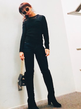 M O E K Oさん(レディース・150cm)の冬コーディネート