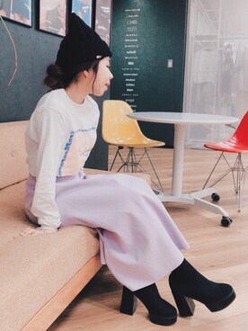 「WISM（ウィズム）のアイテム」を使った、Ｍ Ｏ Ｅ Ｋ Ｏさん（レディース・150cm）の冬コーディネート