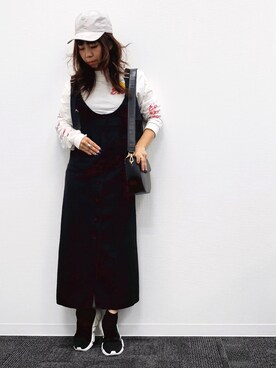 Ｍ Ｏ Ｅ Ｋ Ｏ(SALOON)｜Andemiuのジャンパースカートを使った ...