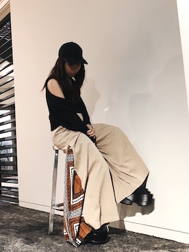 「黒が好き」｜Ｍ Ｏ Ｅ Ｋ Ｏさん（レディース・150cm）の春コーディネート