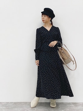 「ぺプラムトップス」｜「アイテム（キャップ）」を使った、Ｍ Ｏ Ｅ Ｋ Ｏさん（レディース・150cm）の夏コーディネート