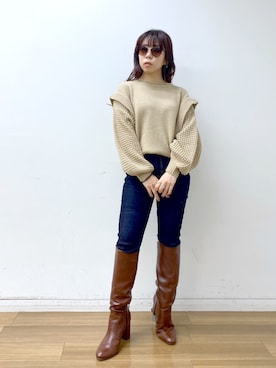 M O E K Oさん(レディース・150cm)の冬コーディネート