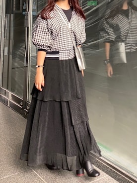 「Yves Saint Laurent（イヴサンローラン）のアイテム」を使った、Ｍ Ｏ Ｅ Ｋ Ｏさん（レディース・150cm）の冬コーディネート