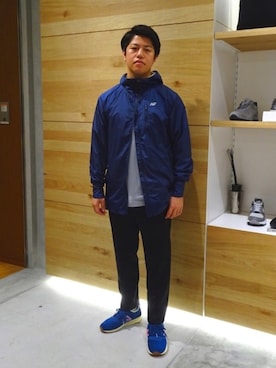 「NEW BALANCE（ニューバランス）のアイテム（ジャケット/アウター）」を使った、New Balance ROPPONGI 19:06さん（メンズ・170cm）の秋コーディネート