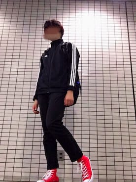 「アイテム（ジャージ）」を使った、ko-ichiさん（メンズ・184cm・10代）の秋コーディネート