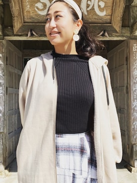 Yumi Ishiharaさん（レディース・168cm）の冬コーディネート