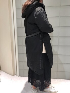 「Bou Jeloud（ブージュルード）のアイテム（その他アウター）」を使った、Yumi Ishiharaさん（レディース・168cm）の冬コーディネート