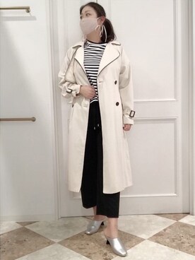 「Bou Jeloud（ブージュルード）のアイテム（ジャケット/アウター）」を使った、Yumi Ishiharaさん（レディース・170cm）の春コーディネート