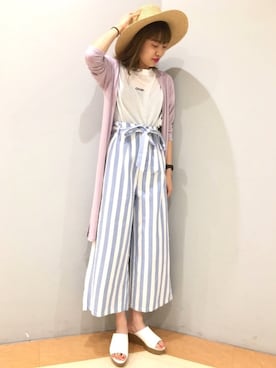 まりおさん（レディース・166cm）の春コーディネート