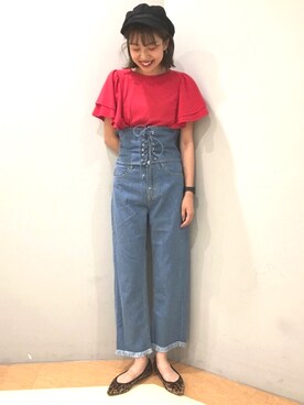 まりおさん（レディース・166cm）の夏コーディネート