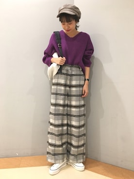 まりおさん（レディース・166cm）の秋コーディネート