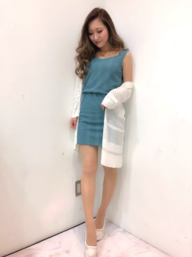 「店頭コーデ」｜rinaさん（レディース・158cm）の夏コーディネート