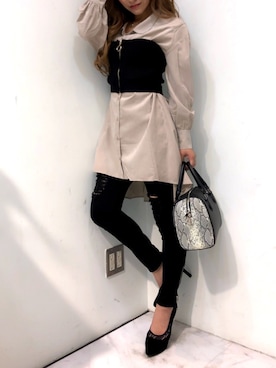 「2018ＡＷ」｜rinaさん（レディース・158cm）の秋コーディネート