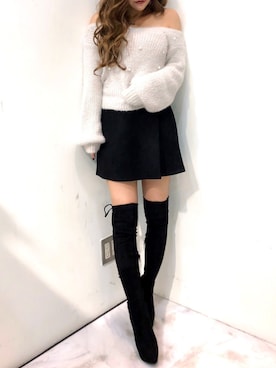 「LIPSERVICE（リップサービス）のアイテム」を使った、rinaさん（レディース・158cm）の秋コーディネート