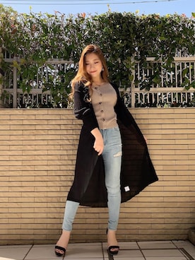 rinaさん（レディース・158cm）の春コーディネート