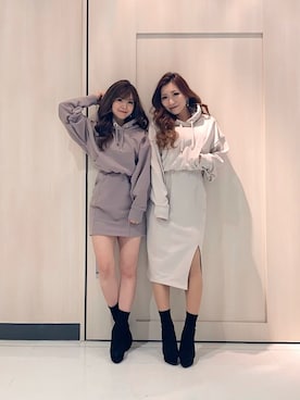 rinaさん（レディース・158cm）の冬コーディネート