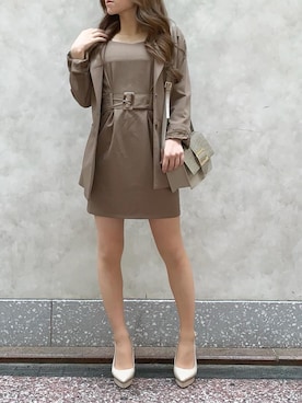 rinaさん（レディース・158cm）の春コーディネート