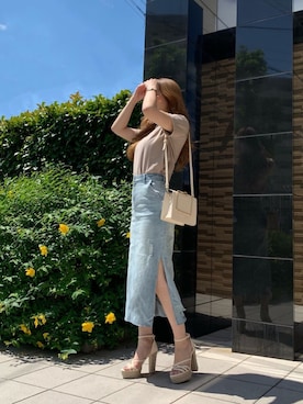 rinaさん（レディース・158cm）の夏コーディネート