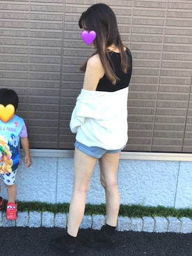 「Candy Beans（キャンディビーンズ）のアイテム（パンツ）」を使った、yuriiさん（レディース・167cm）の秋コーディネート