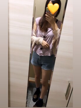 「Candy Beans（キャンディビーンズ）のアイテム（パンツ）」を使った、yuriiさん（レディース・167cm）の秋コーディネート