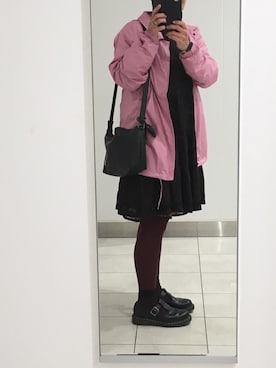 「INFIELDER DESIGN（インフィールダーデザイン）のアイテム」を使った、あめちゃんさん（レディース・156cm）の冬コーディネート