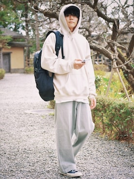 「Carhartt（カーハート）のカーハート ストラップバックキャップ ODESSA  CHARHARTT（キャップ）」を使った、しゃちょーさん（メンズ・169cm）の春コーディネート