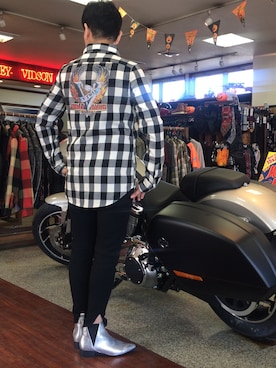 「アイテム（ブーティ、シルバー系）」を使った、hakkaさん（レディース・152cm）の秋コーディネート