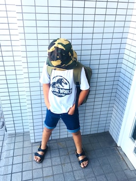 「ジュラシックワールド」｜sanatoさん（キッズ・120cm）の夏コーディネート