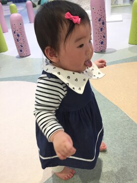 riomaru.さん（キッズ・70cm）の春コーディネート