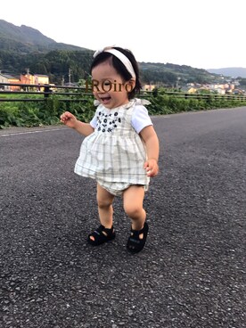 IROさん(キッズ・70cm)の夏コーディネート