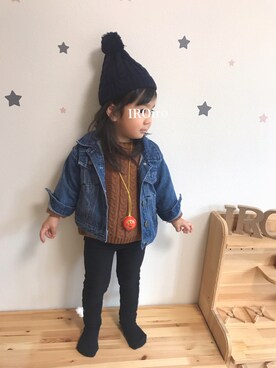 IROさん（キッズ・80cm）の冬コーディネート