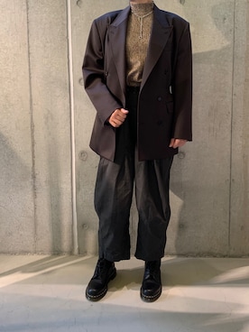 「JOHN LAWRENCE SULLIVAN」｜「アイテム（ジャケット/アウター）」を使った、ioroiさん（レディース・169cm）の秋コーディネート