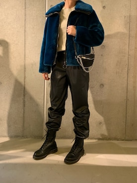 「Alexander Wang」｜「アイテム（パンツ）」を使った、ioroiさん（レディース・169cm）の秋コーディネート