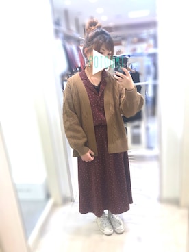 「アイテム（シャツワンピース）」を使った、kotomiさん（レディース・152cm・20代）の冬コーディネート