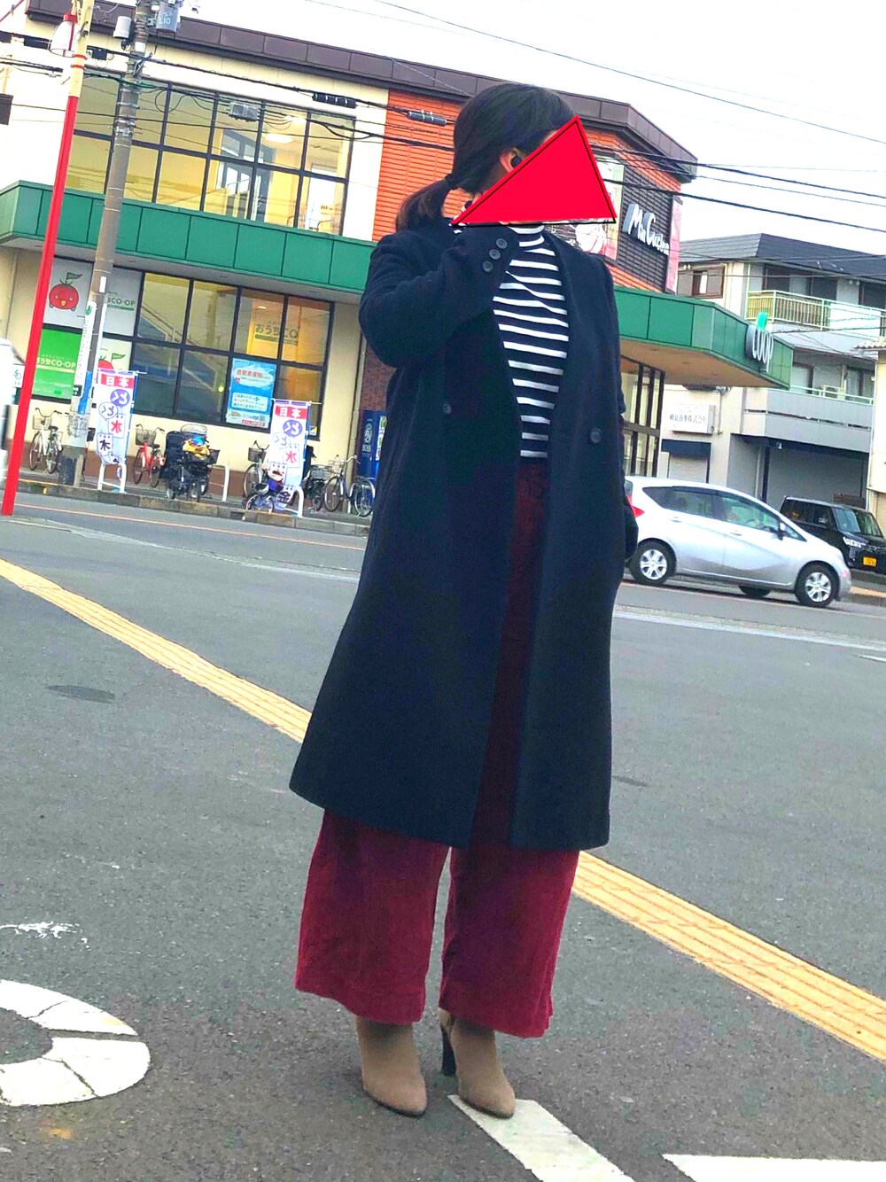 ADAM ET ROPE'（アダムエロペ）の「Wボタンノーカラーコート