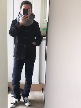 Keigo Ozawaさん（メンズ・173cm）の冬コーディネート