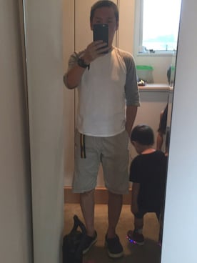 「LEVI'S Fenom（リーバイスフェノム）のアイテム」を使った、Keigo Ozawaさん（メンズ・173cm）の夏コーディネート