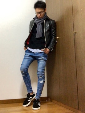 kuniouさん（メンズ・164cm）の冬コーディネート